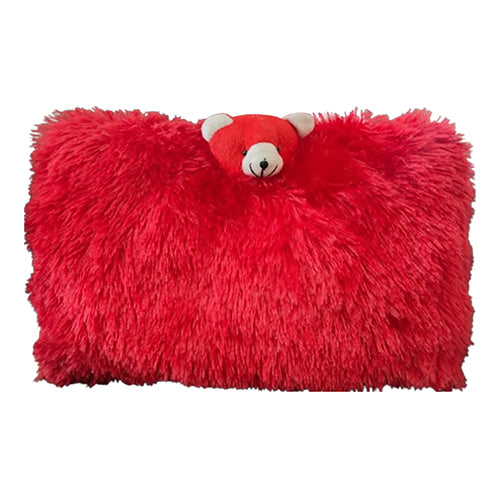 Goldenhub Toys Combo Of 3 Heart pillow & Teddyface Pillow