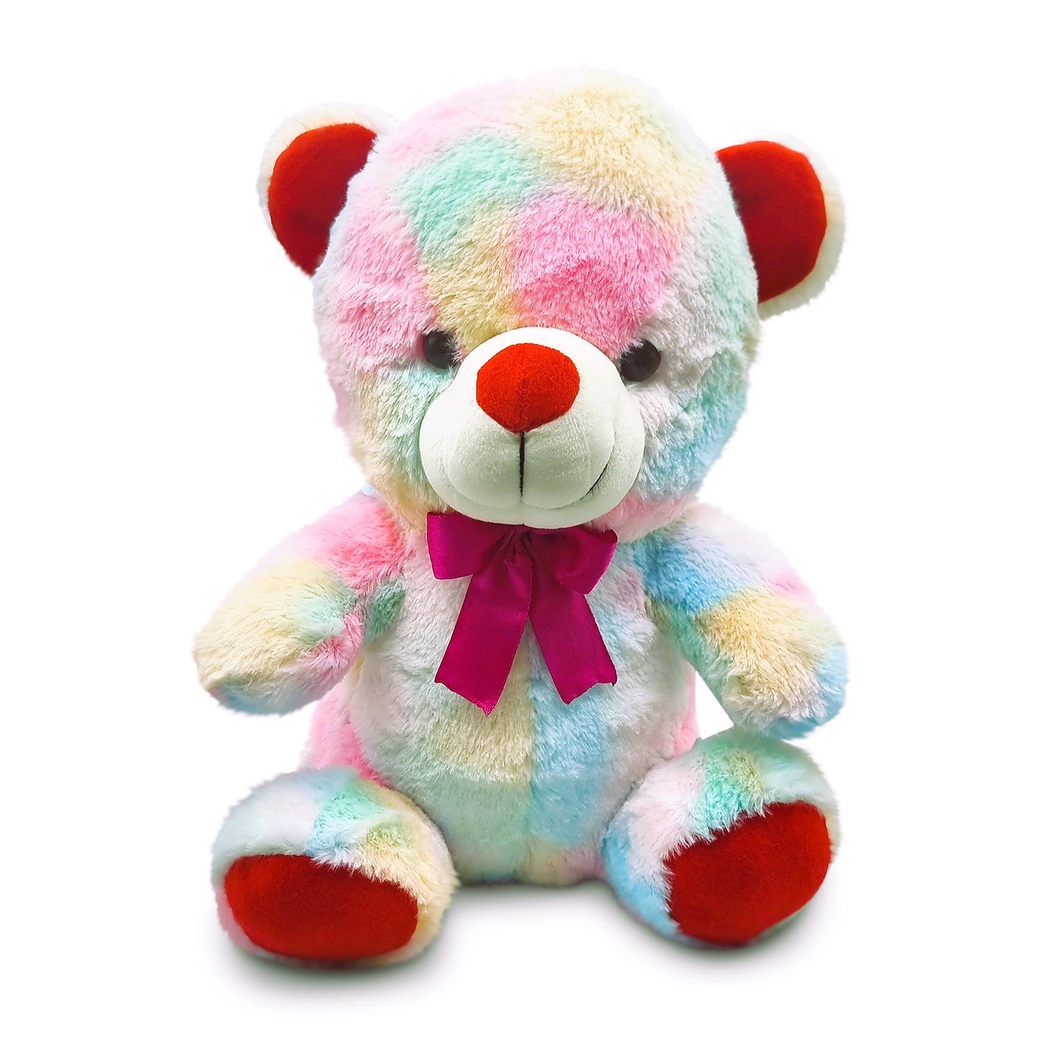 Goldenhub Rainbow Colour Teddy Bear 30 cm