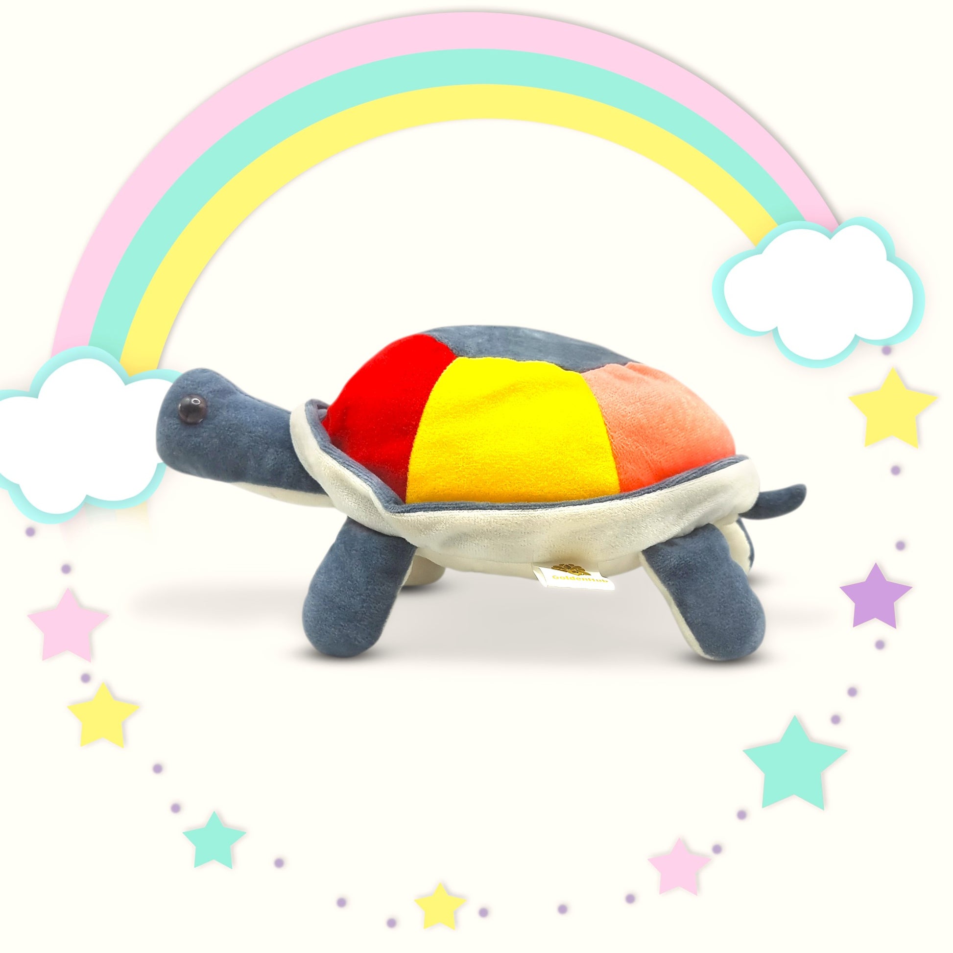 Goldenhub Multicolour Tortoise Small Cute 30 cm