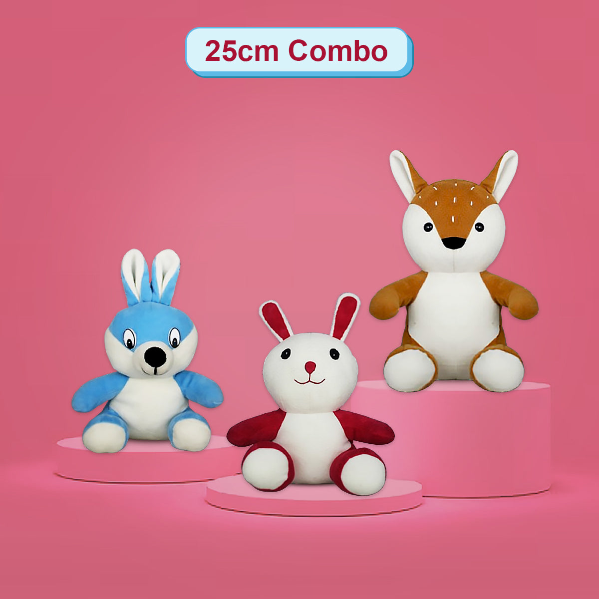 Goldenhub Combo Set Of 3 Bunny, Fox & Rabbit