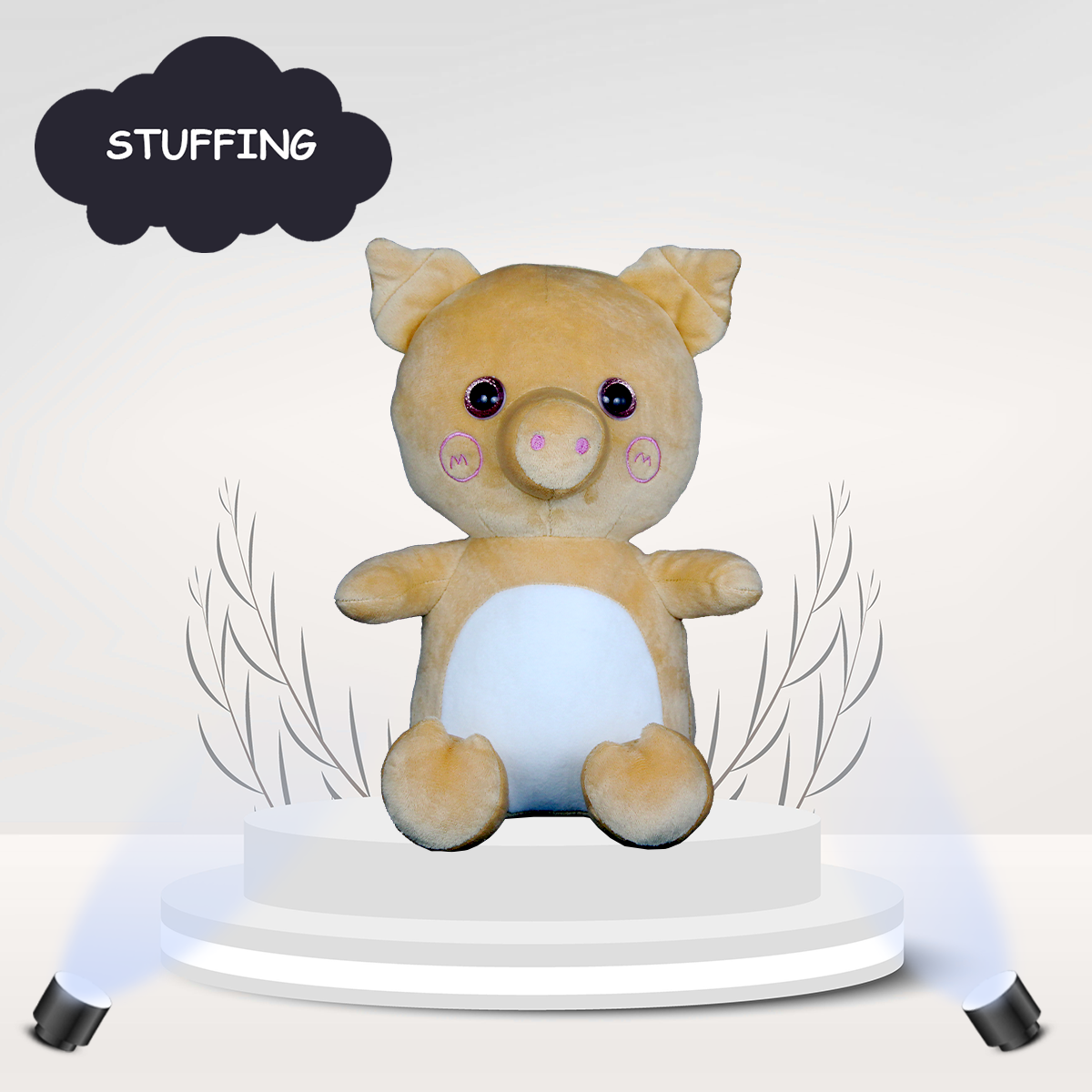 Goldenhub Toys Pig Soft Plush Teddy 40 CM