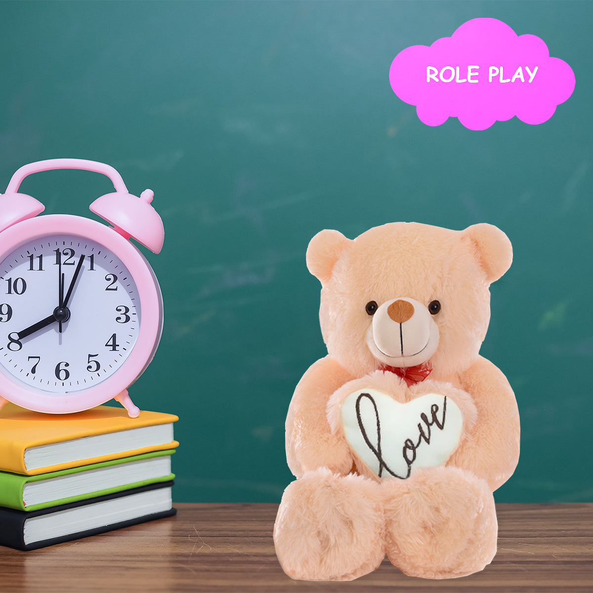 Goldenhub Teddy Bear  60 cm Standing Different With Heart Butter