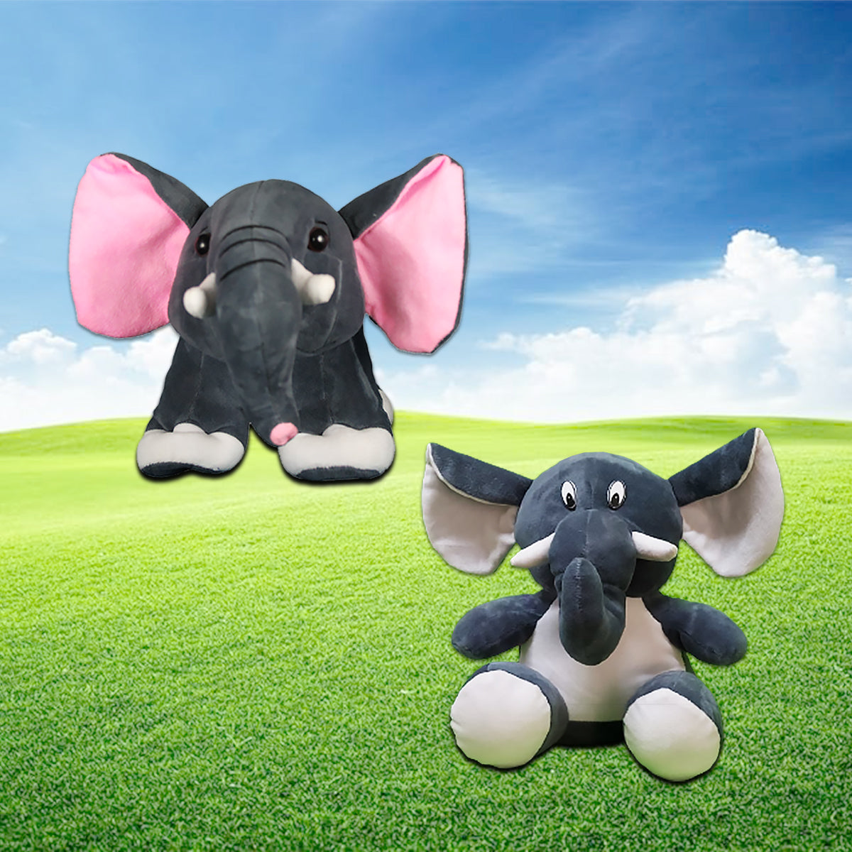 Goldenhub Toys Combo Set Of 2 Elephant