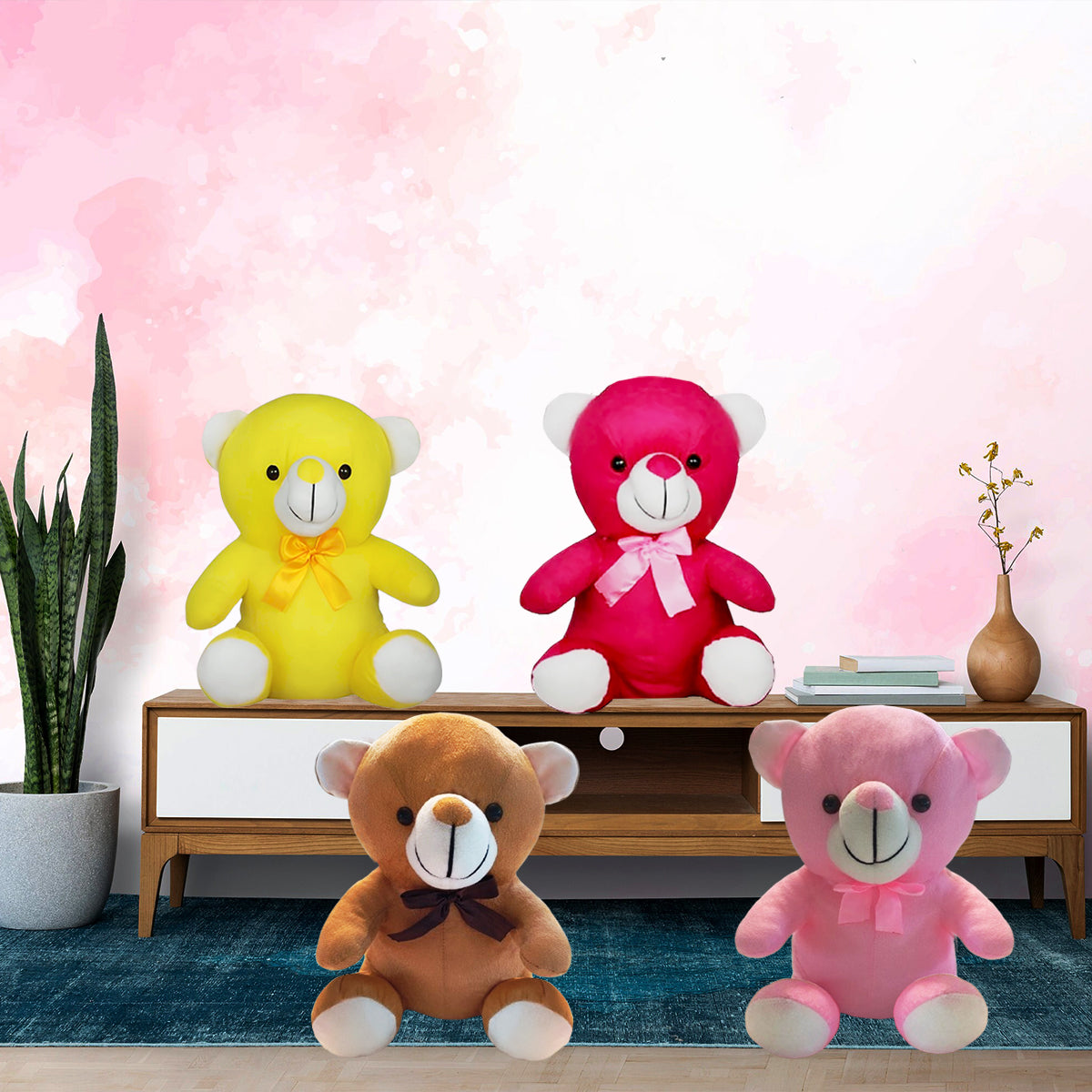 Goldenhub Toys Combo Set Of 4 Teddy Bear