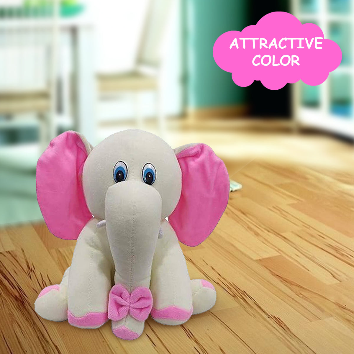 Goldenhub Toys Elephant Sitting With Bow