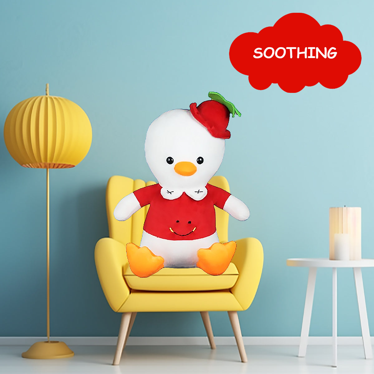 Goldenhub Toys Duck With Cap Red 30 CM