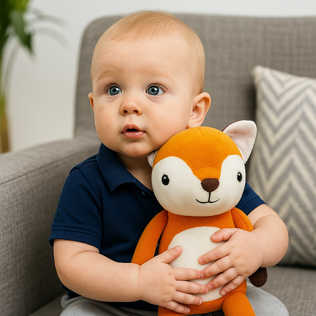 Goldenhub ToysFlappy Leg Fox Soft Toy – 40 CM | Orange & Off-White Plush Animal | Long-Leg Stuffed Fox Toy for Kids | Soft & Cuddly Woodland Toy | Gift for Boys & Girls