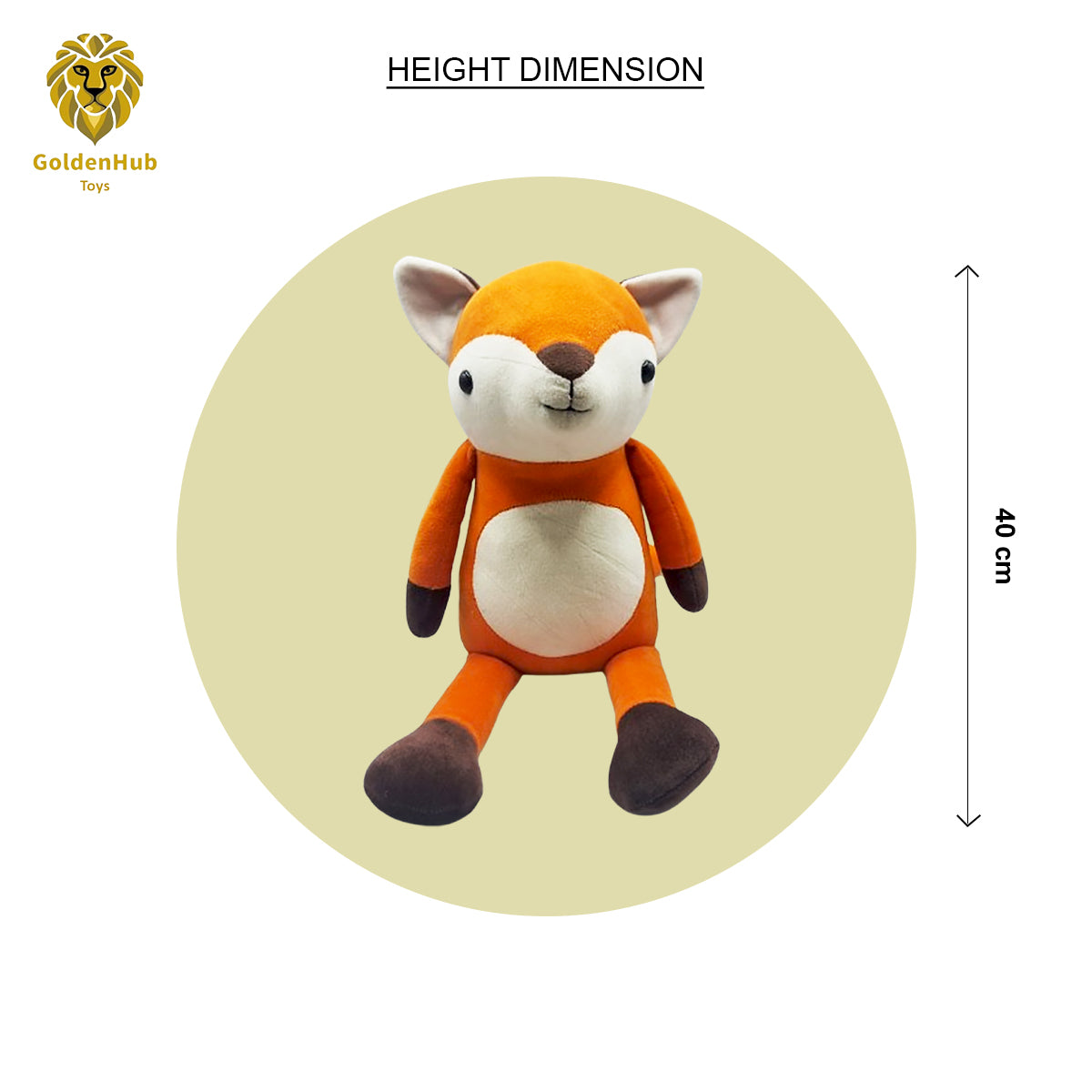 Goldenhub Toys Flappy Leg Fox 40 CM