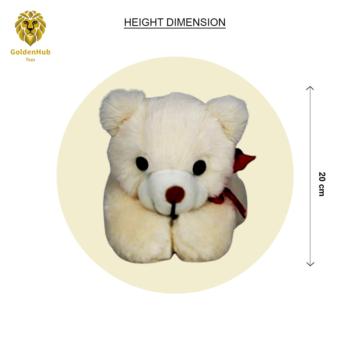 Goldenhub Toys Sleepy Bear 20 cm Butter