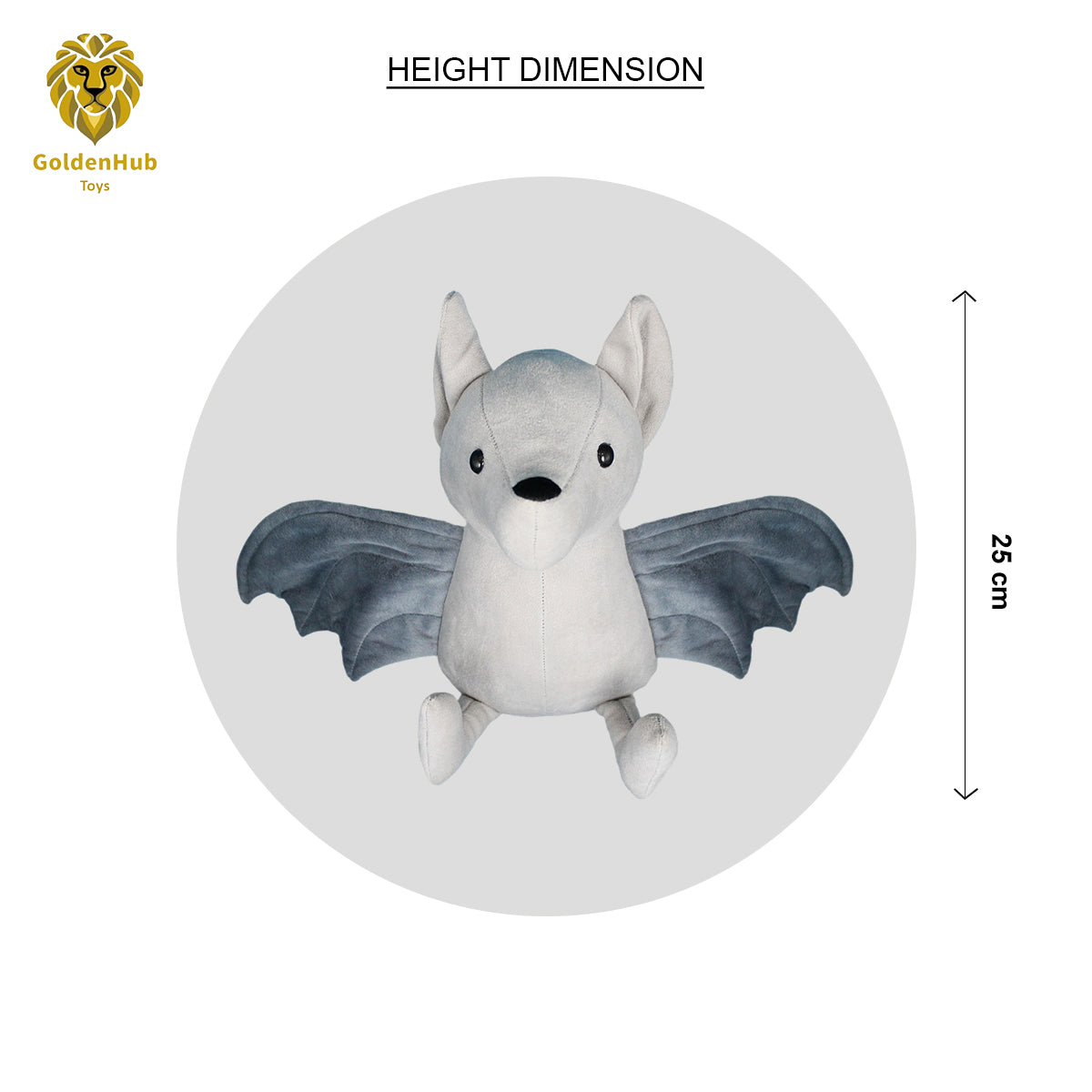 Goldenhub Teddy Bat With Wings