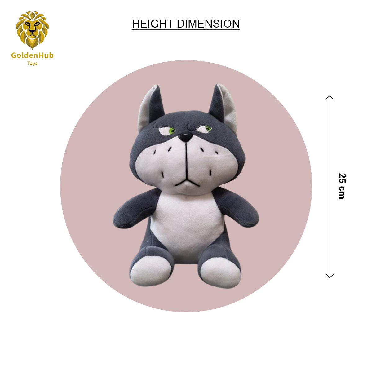 Goldenhub Toys Sitting Cat 25 CM