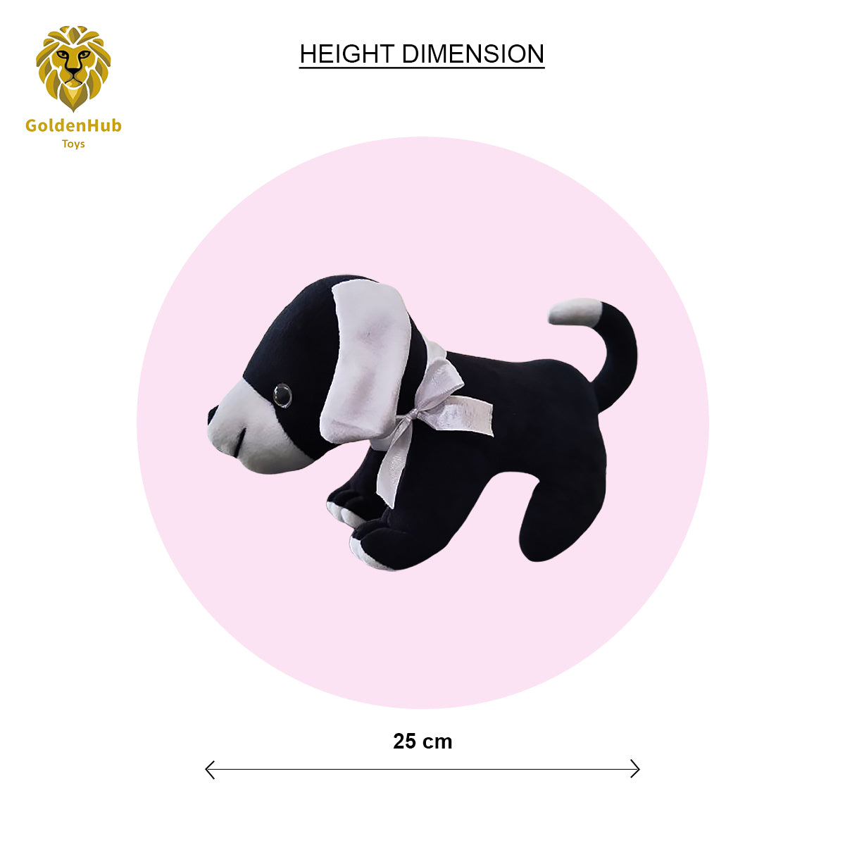 Goldenhub Toys Cute Dog 25 CM