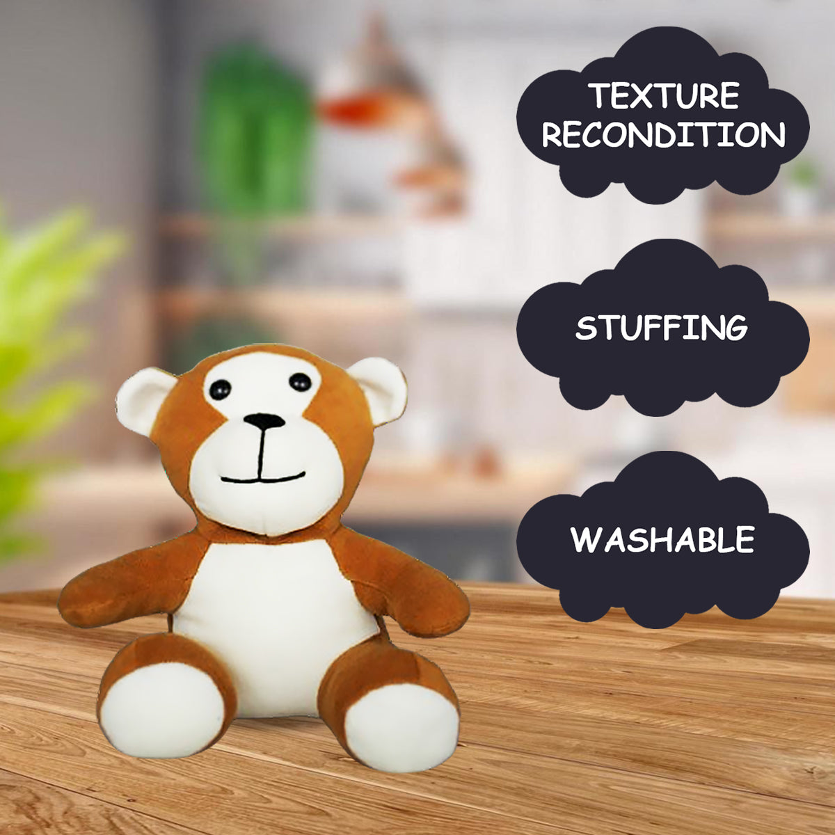 Goldenhub Toys Sitting Monkey 25 CM