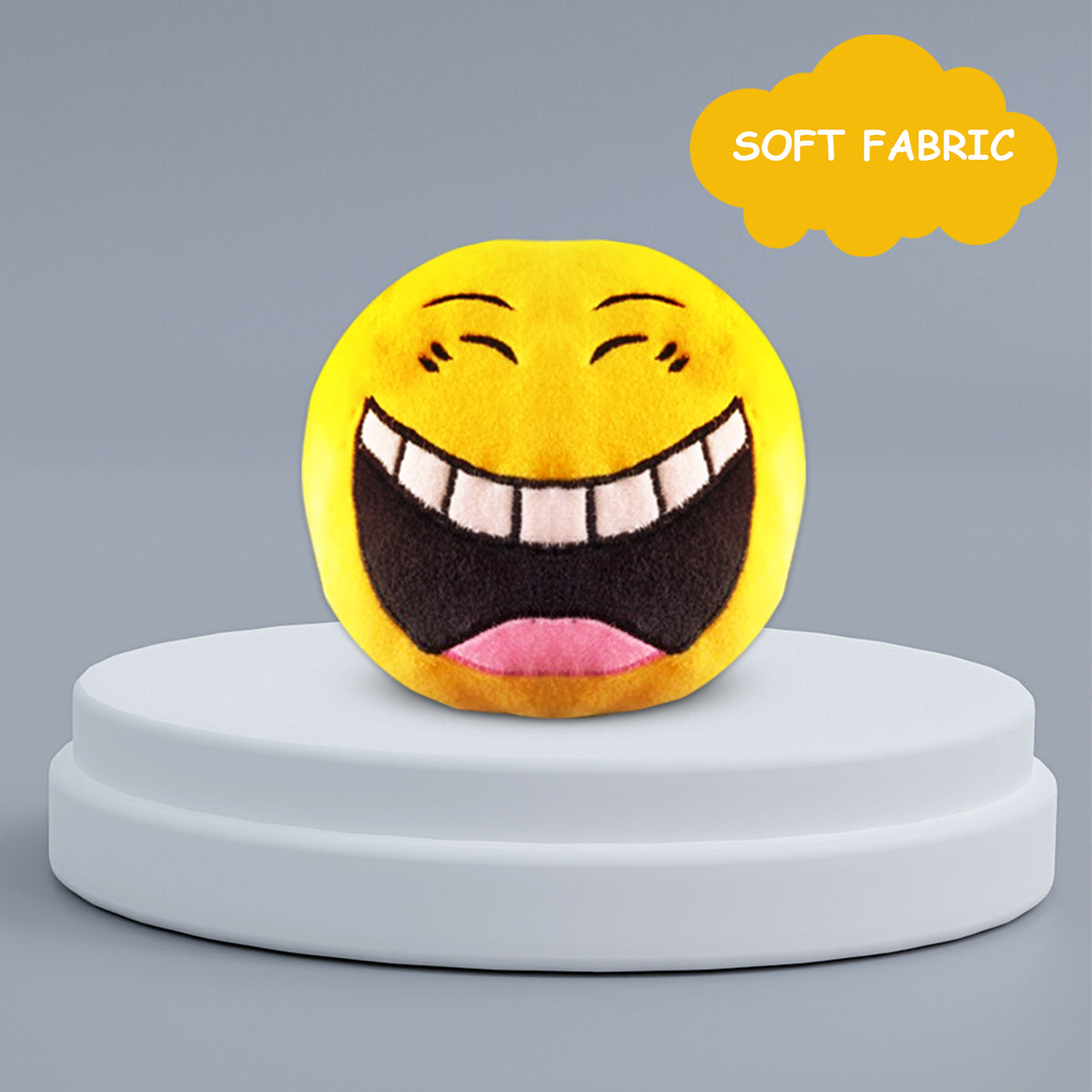 Goldenhub Teddy Happy Smiley Cushion