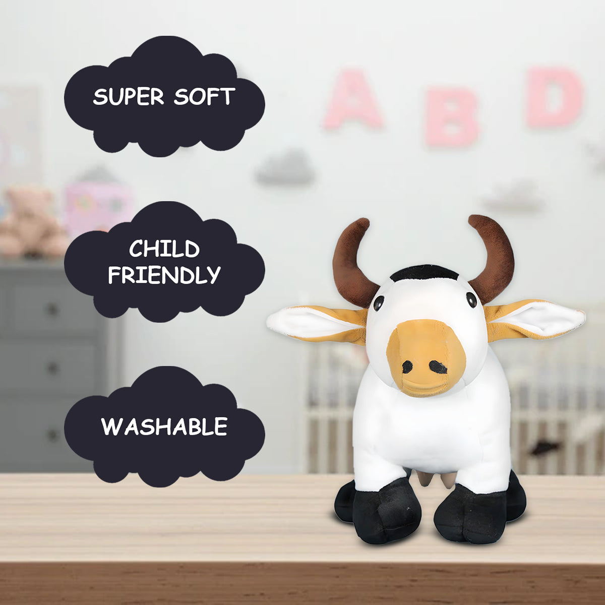 Goldenhub Standing Cow Soft Toys