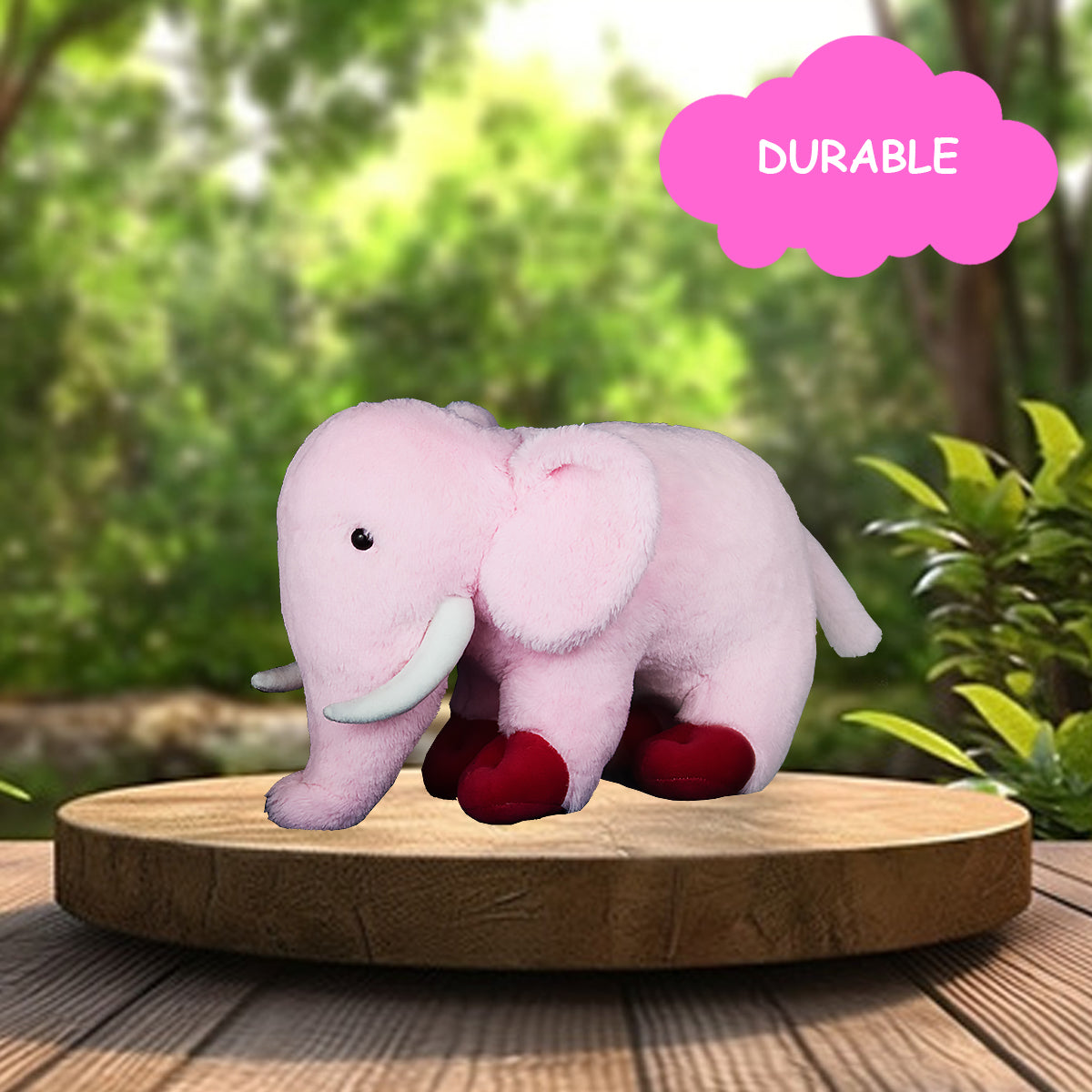Goldenhub Toys Elephant Standing Pink 40 CM
