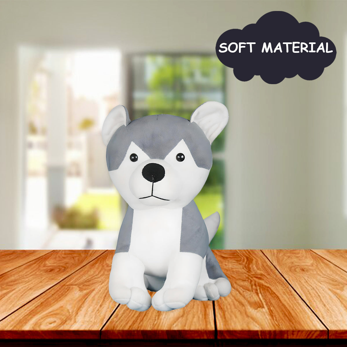 Goldenhub Toys Plush Husky Dog Soft Toy
