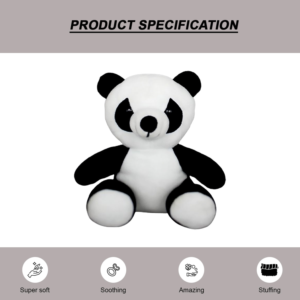 Goldenhub Toys Teddy Sitting Panda 25 CM