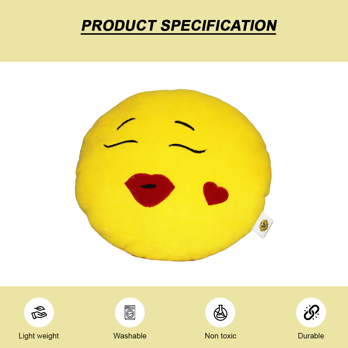 Goldenhub Toys Kiss Emoji 27 CM