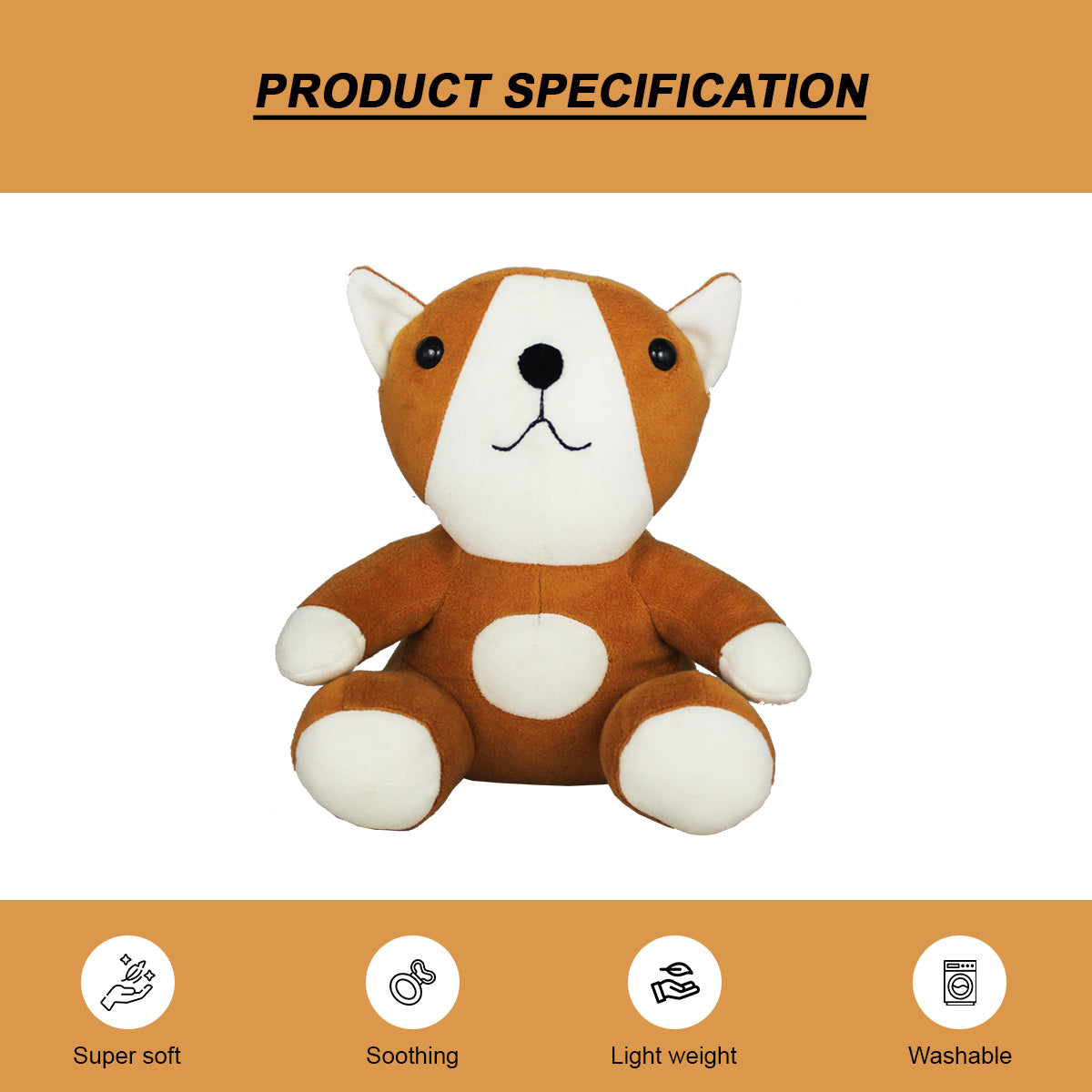 Goldenhub Toys Sitting Dog 25 CM