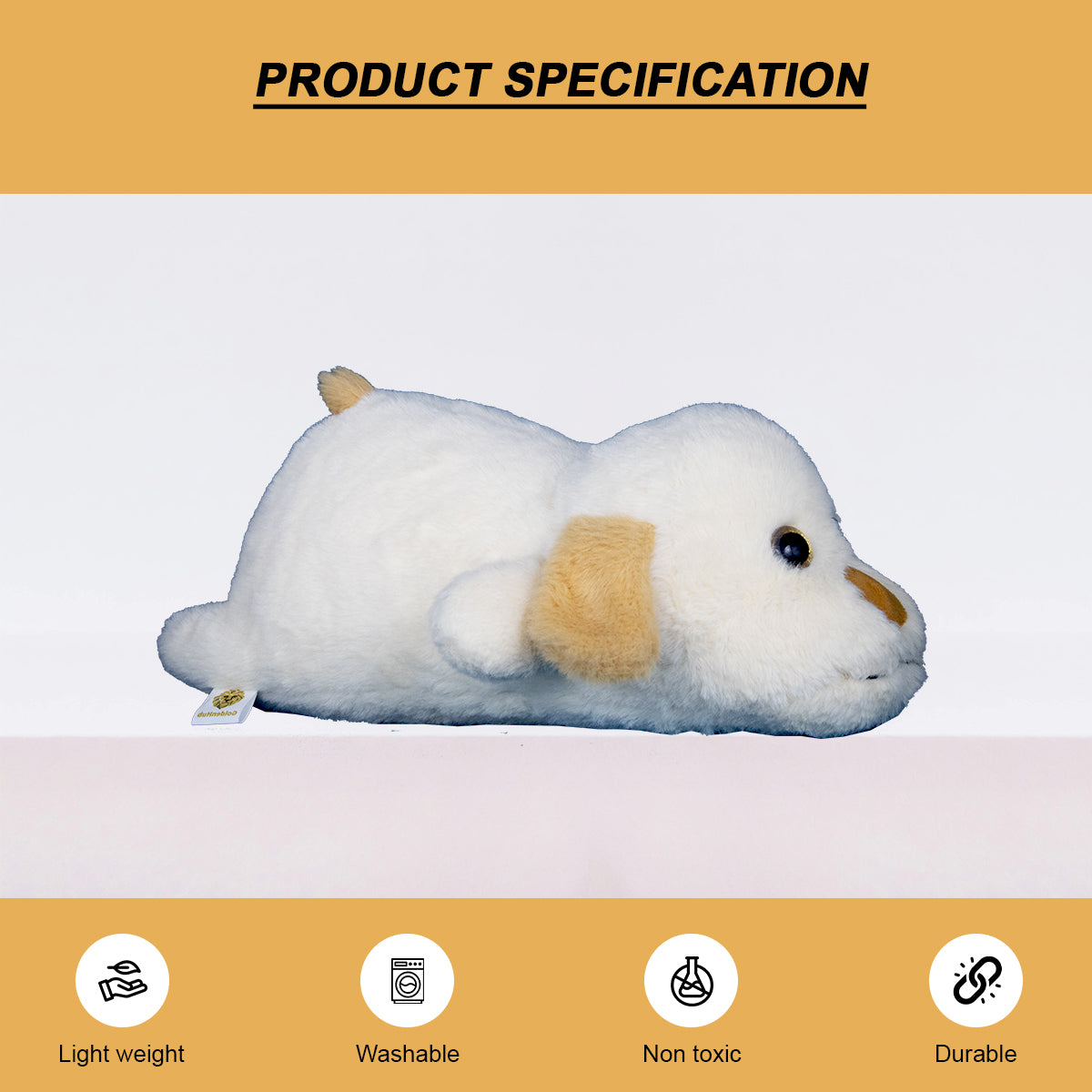 Goldenhub Toys Sleepy Dog Butter 30 CM