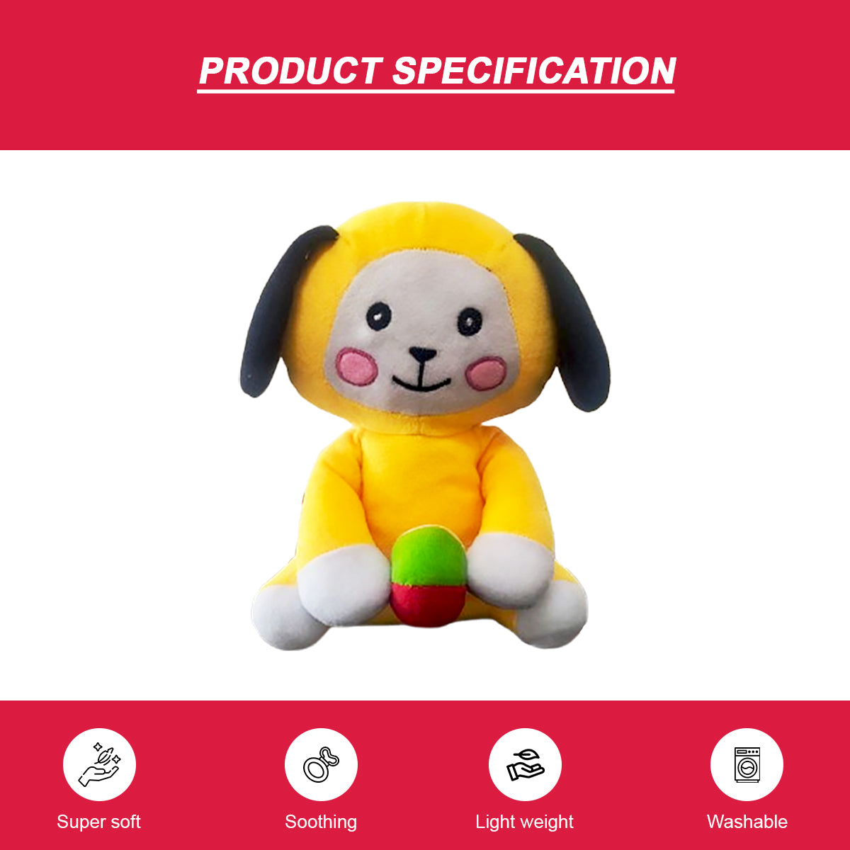 Goldenhub Chimmy Dog Sitting 20 CM