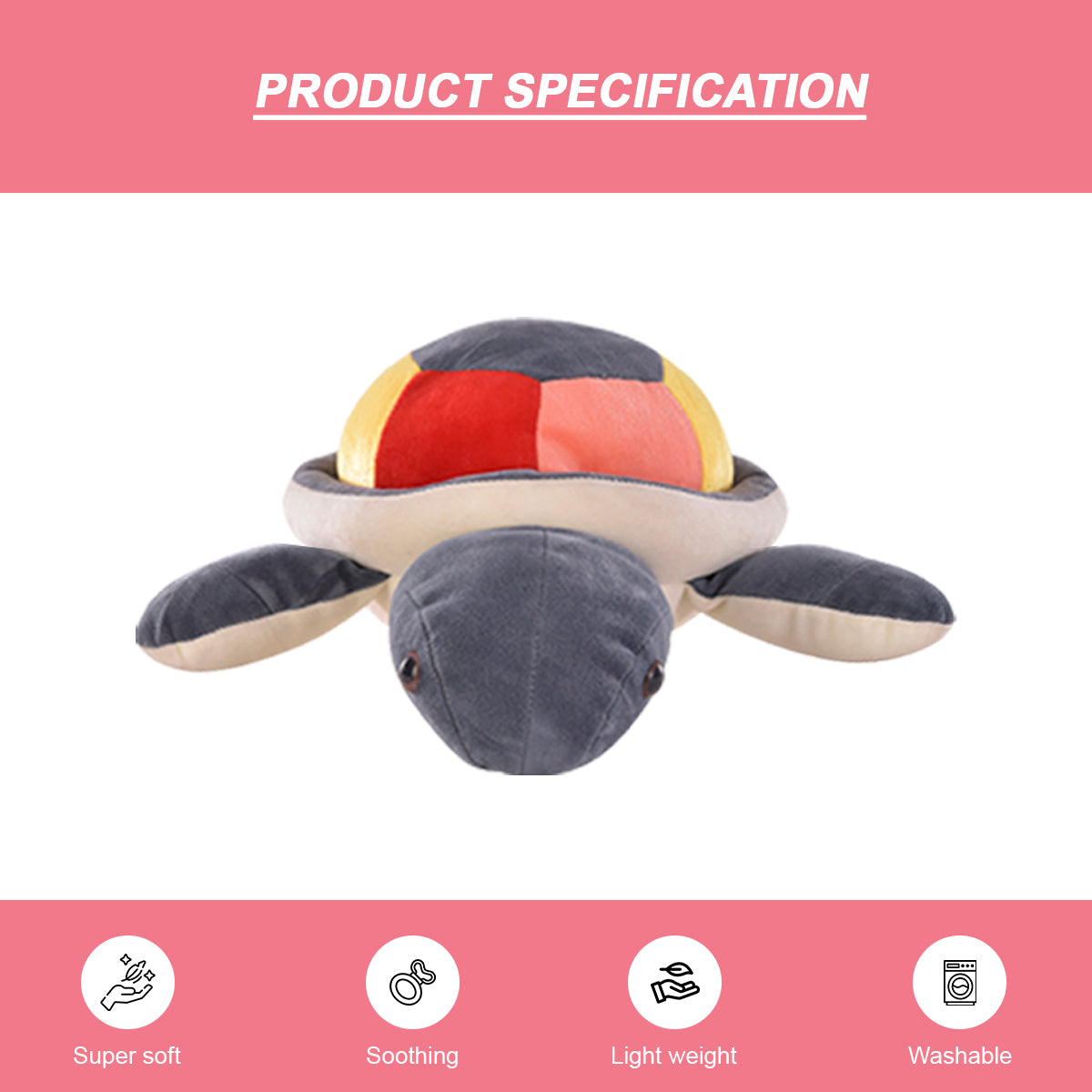 Goldenhub Toys Teddy Tortise 38 cm
