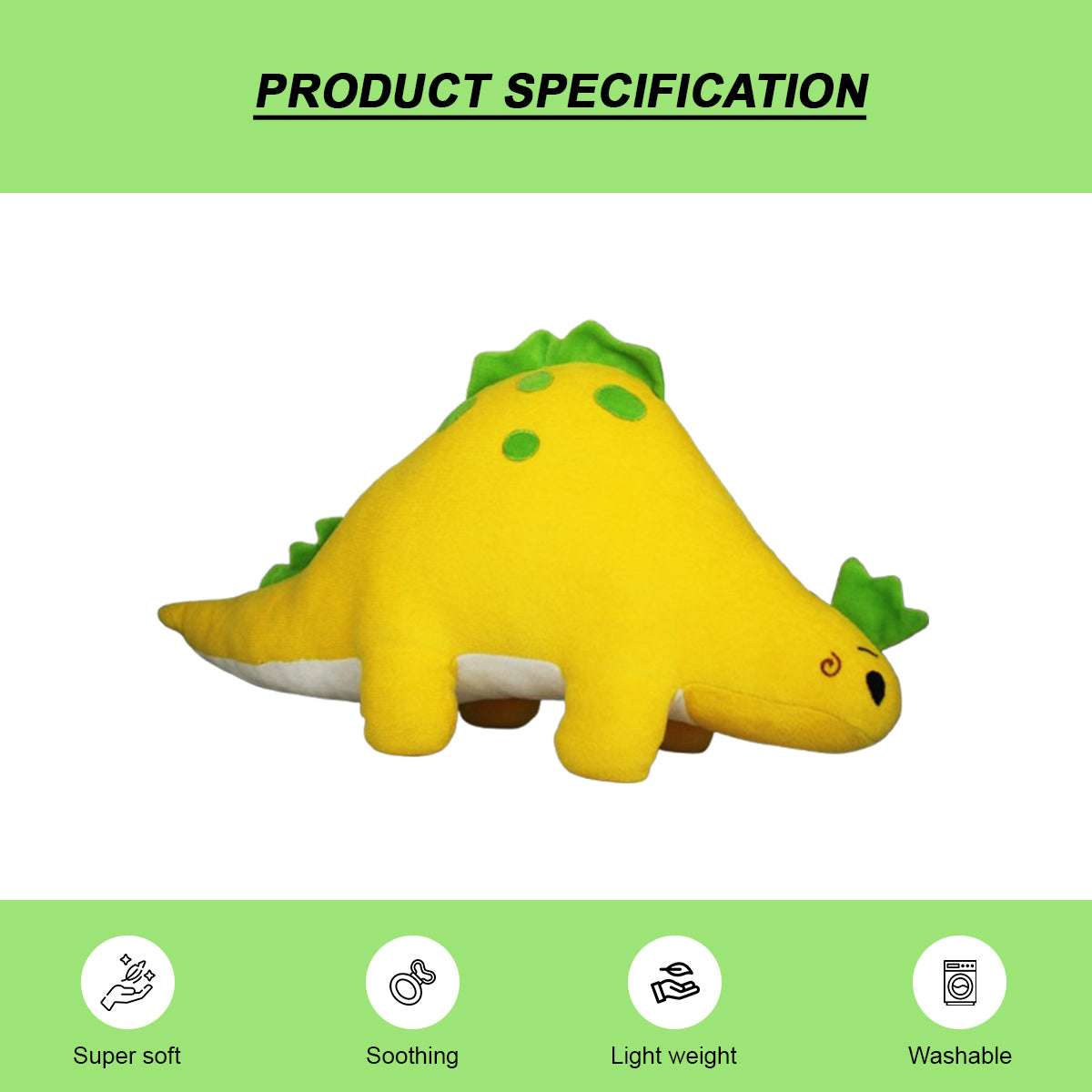 Goldenhub Toy Bubble Dinosaur Yellow 40 CM