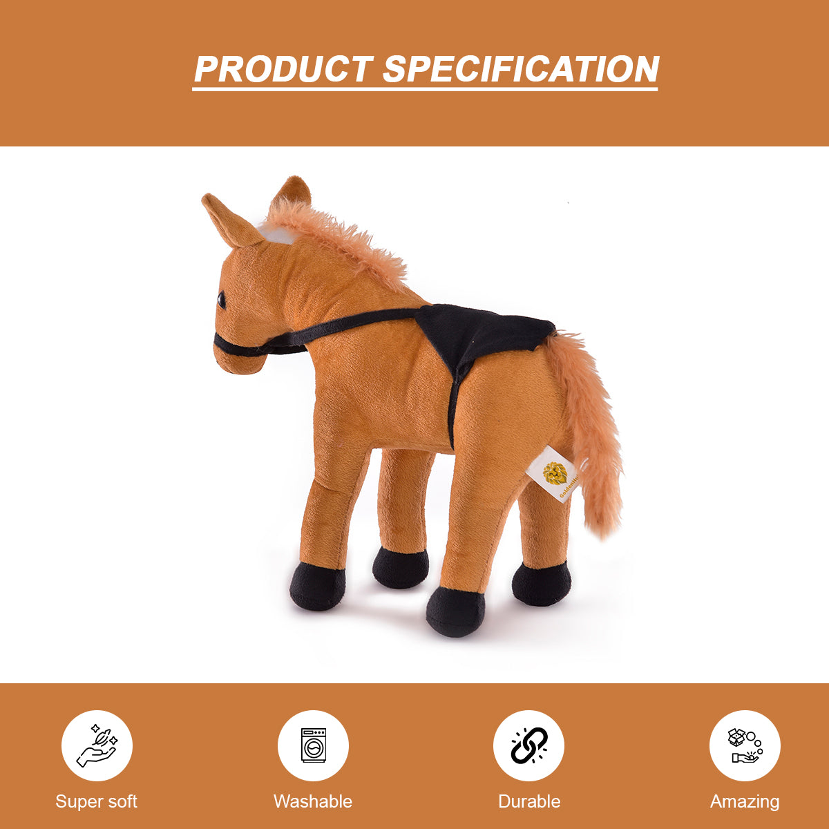 Goldenhub Toys Teddy Horse 40 cm