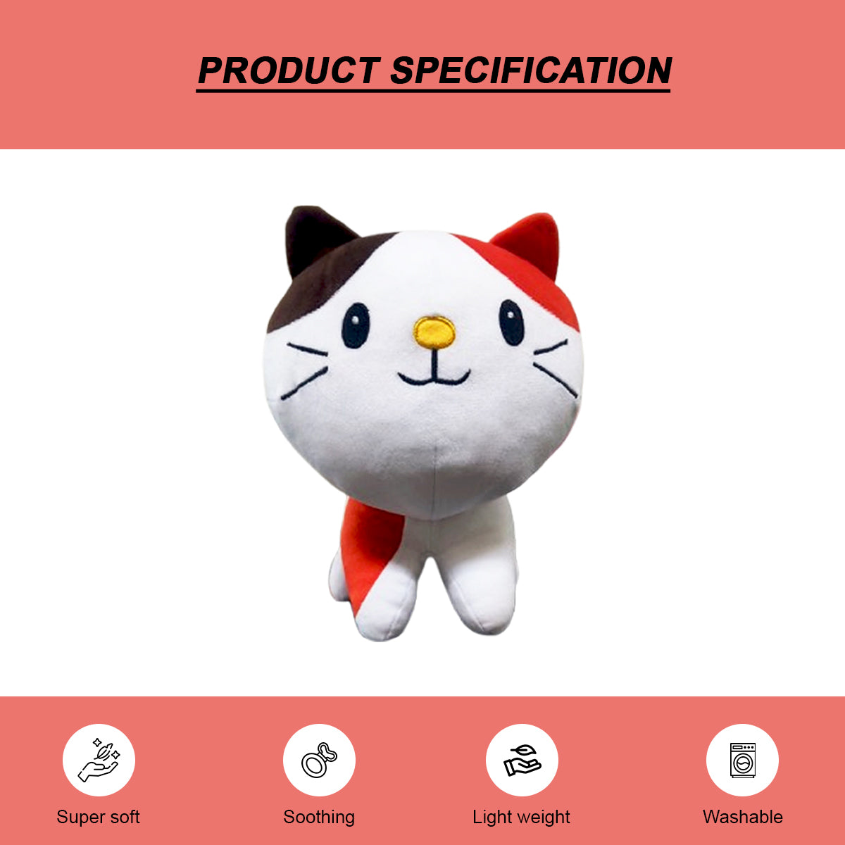 Goldenhub Toys Ball Cat Multicolour