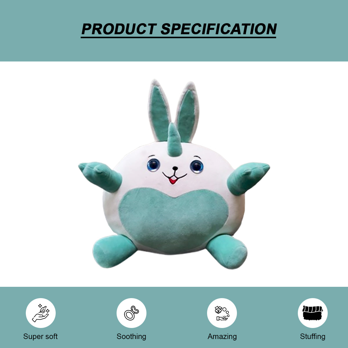 Goldenhub Toys Zurru Bunny Cushion 30 CM