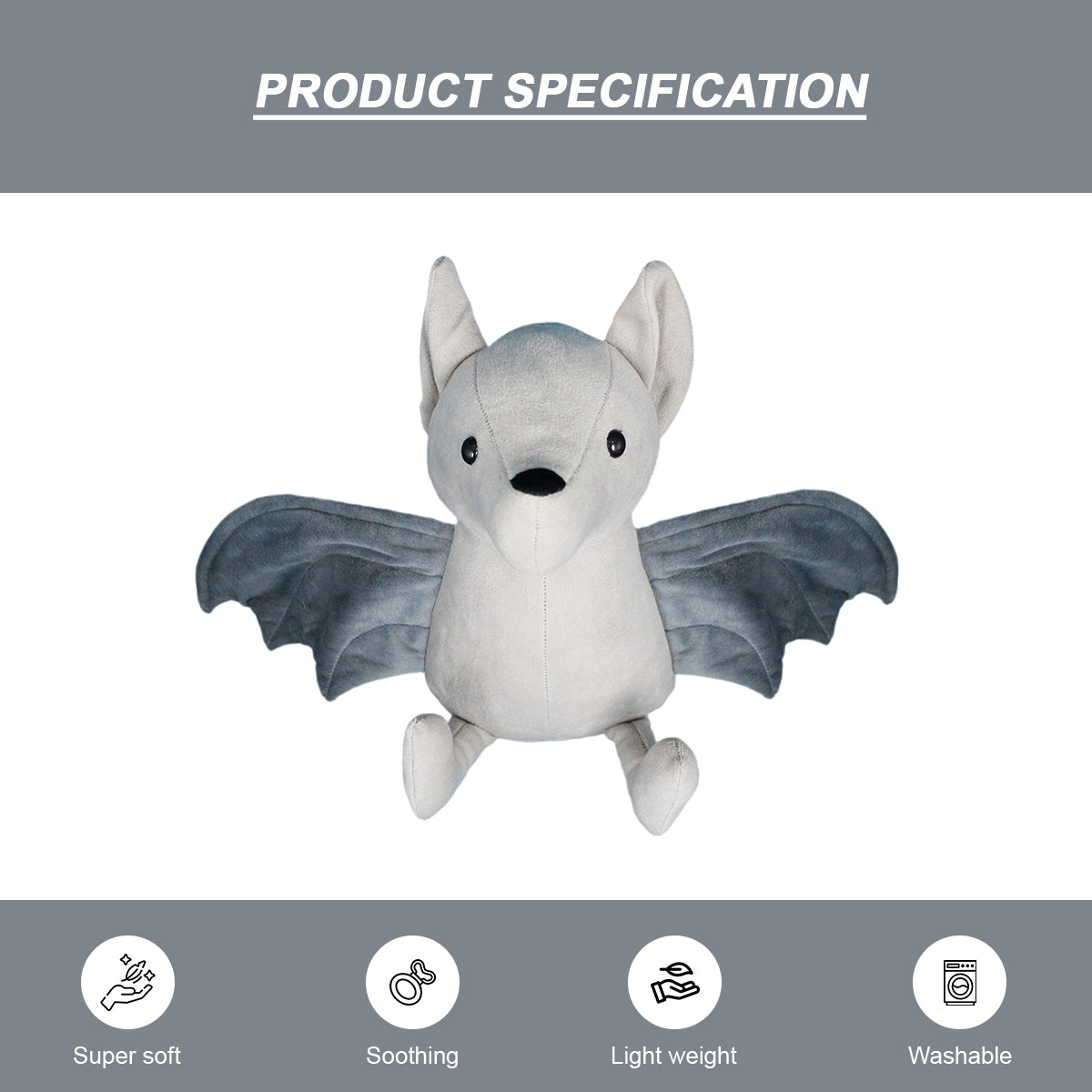 Goldenhub Teddy Bat With Wings