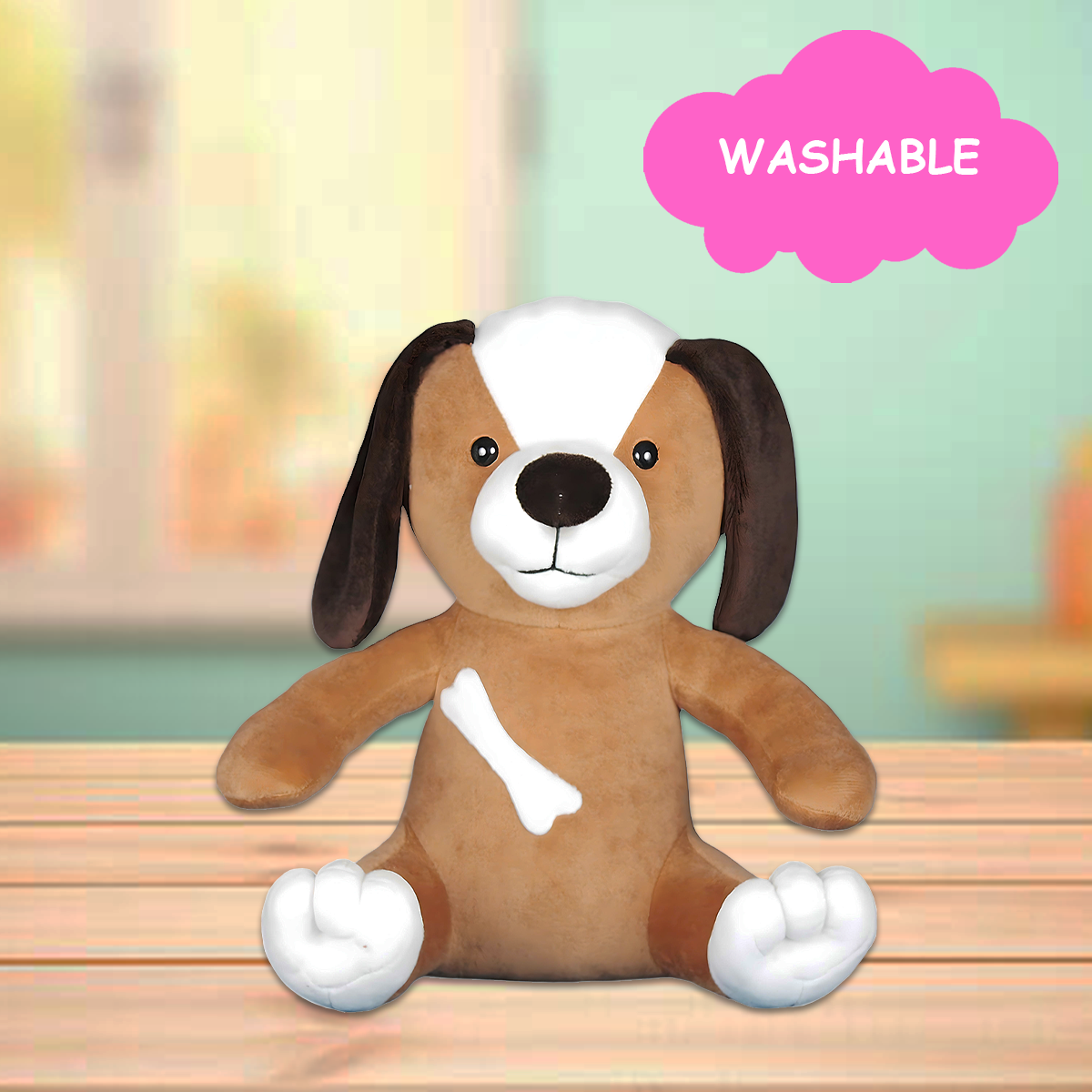 Goldenhub Teddy Bone Dog Brown 30 cm