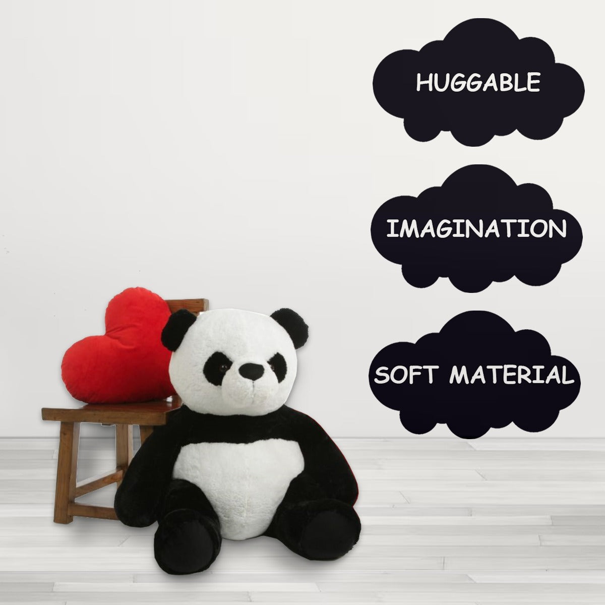 Goldenhub Toys Teddy Panda 90 CM