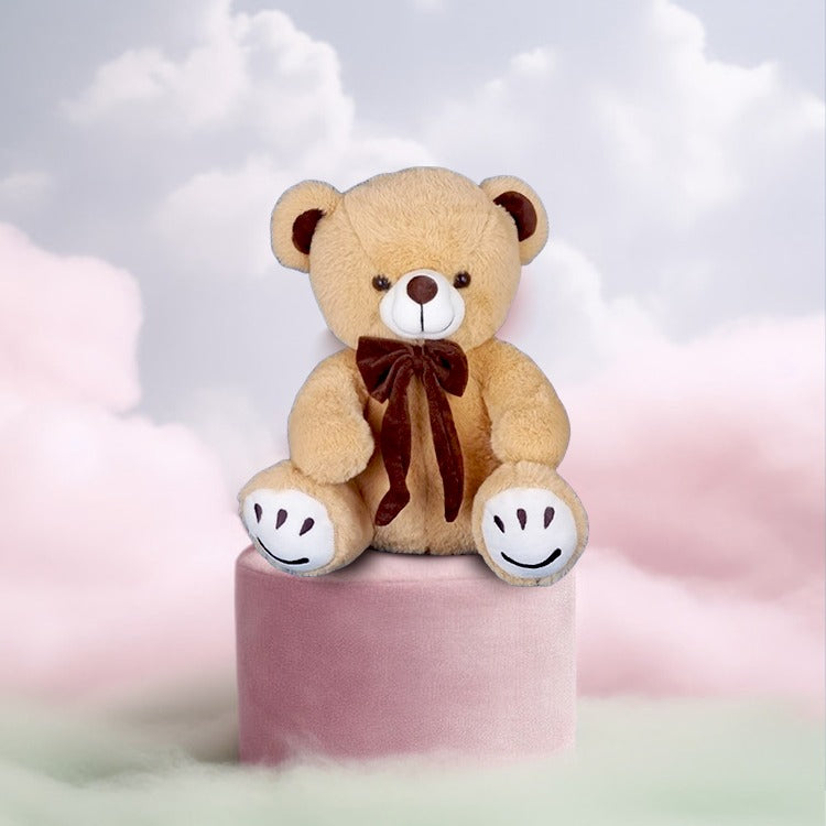 Goldenhub Smiley Sole Brown Teddy Bear -30 cm