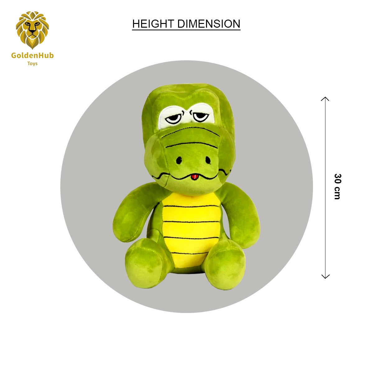 Goldenhub Toys Crocodile Sitting Soft Toys 25 cm