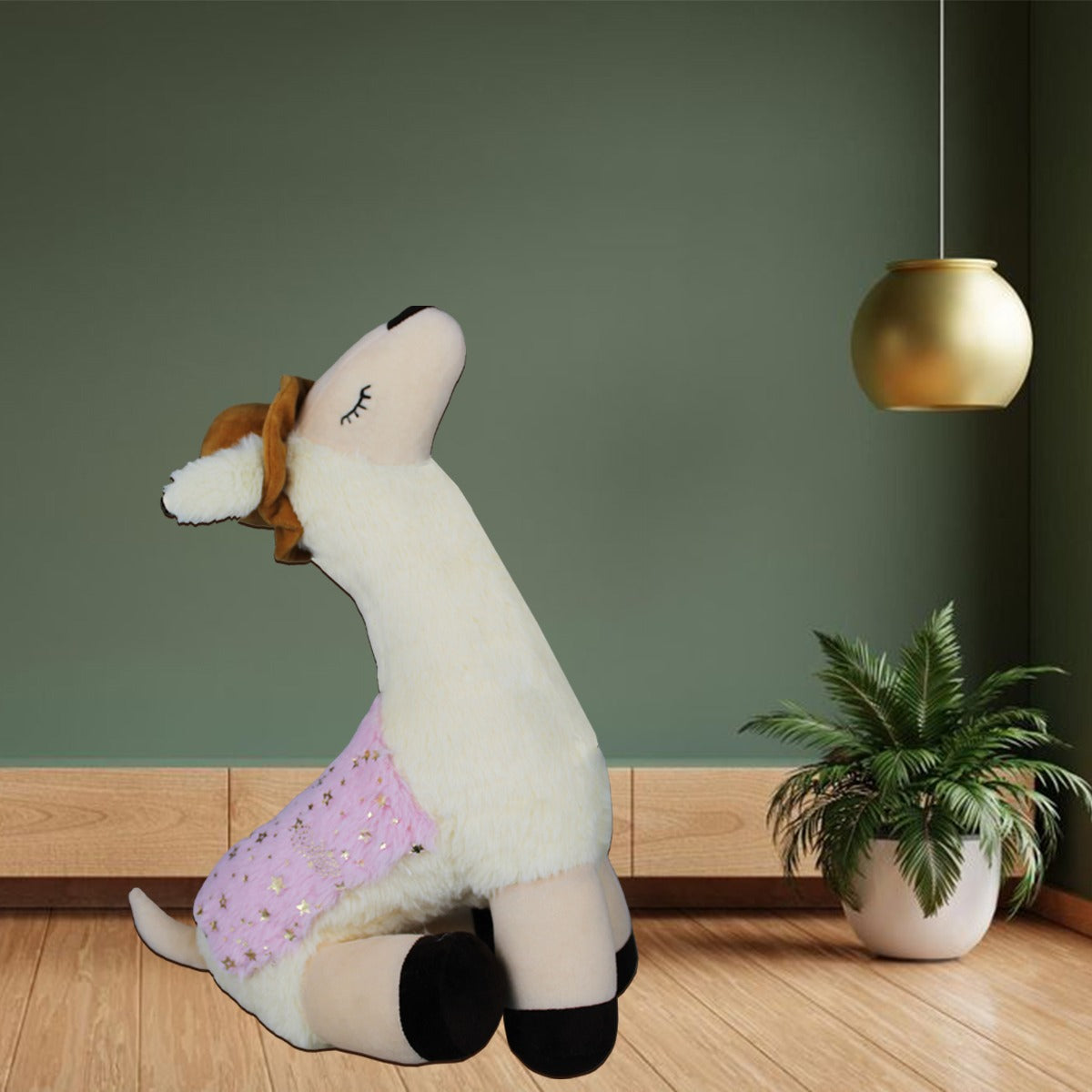 Goldenhub Toys Lama Sitting Soft Toy 40 CM