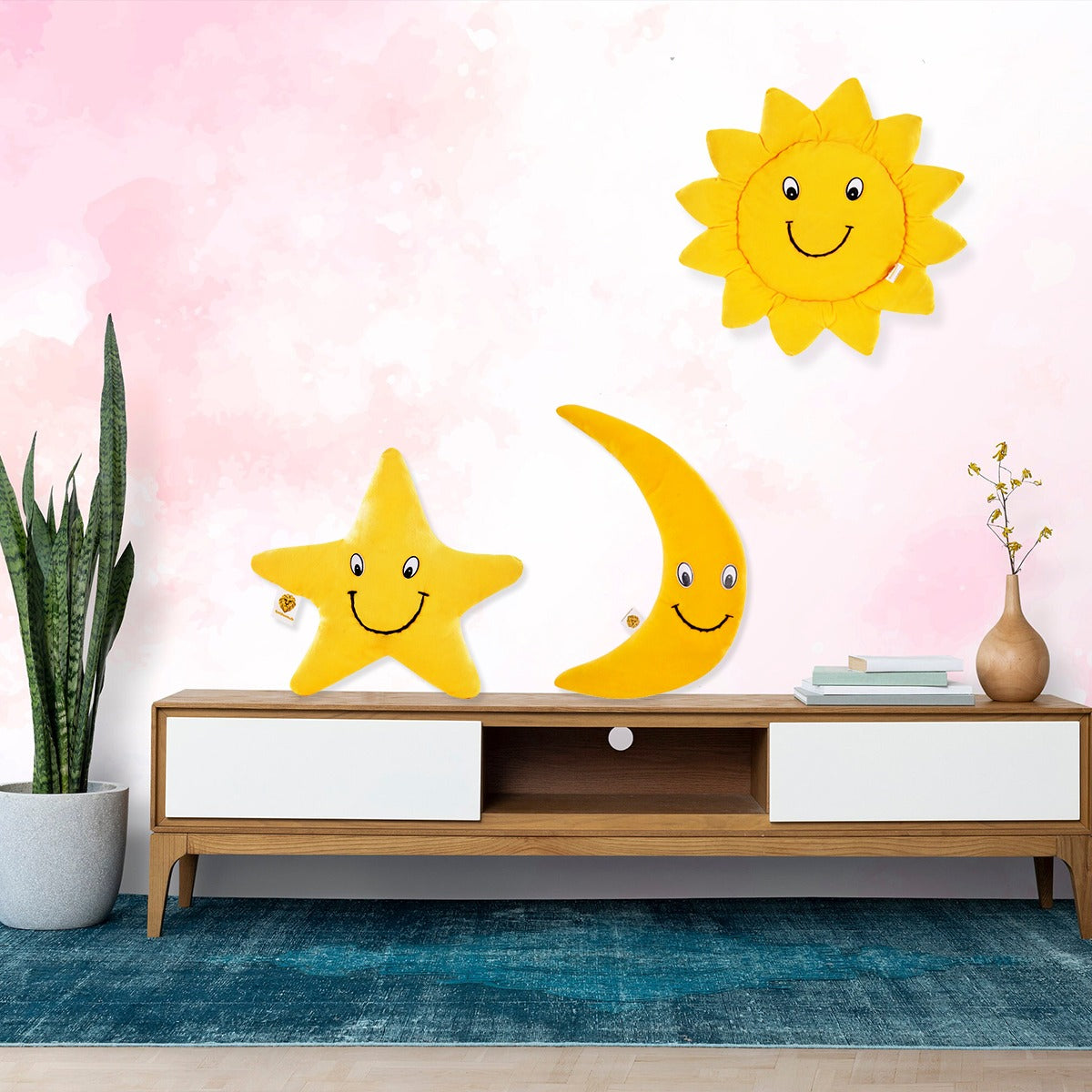 Goldenhub Toys Combo Set of 3 Moon,Sun & Star