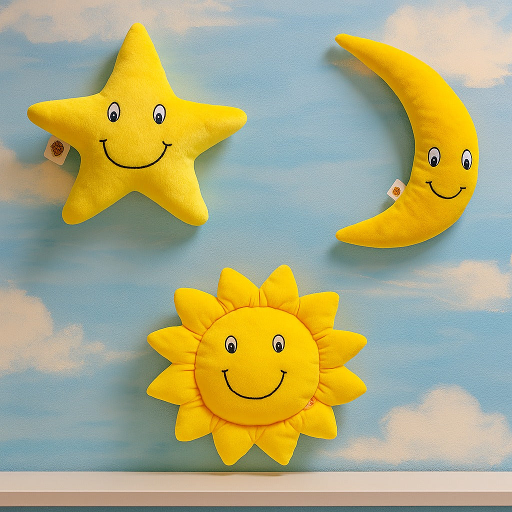 Goldenhub Toys Combo Set Of 3 Sun, Moon & star