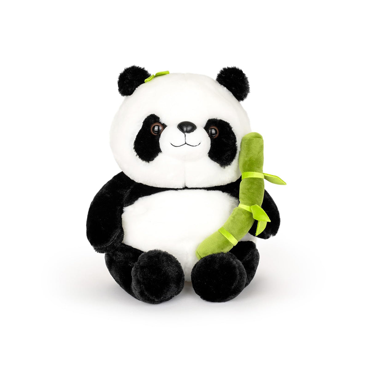 Goldehub Teddy Panda With Bamboo 30 CM
